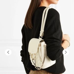 💎 NWT Chloe Mini Faye Leather Quilted Backpack